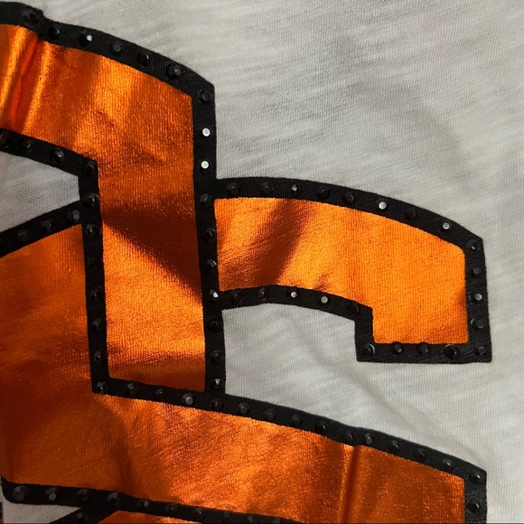 PINK Victoria's Secret Collegiate Collection Oregon Beavers Muscle Tank Top L - Picture 9 of 10